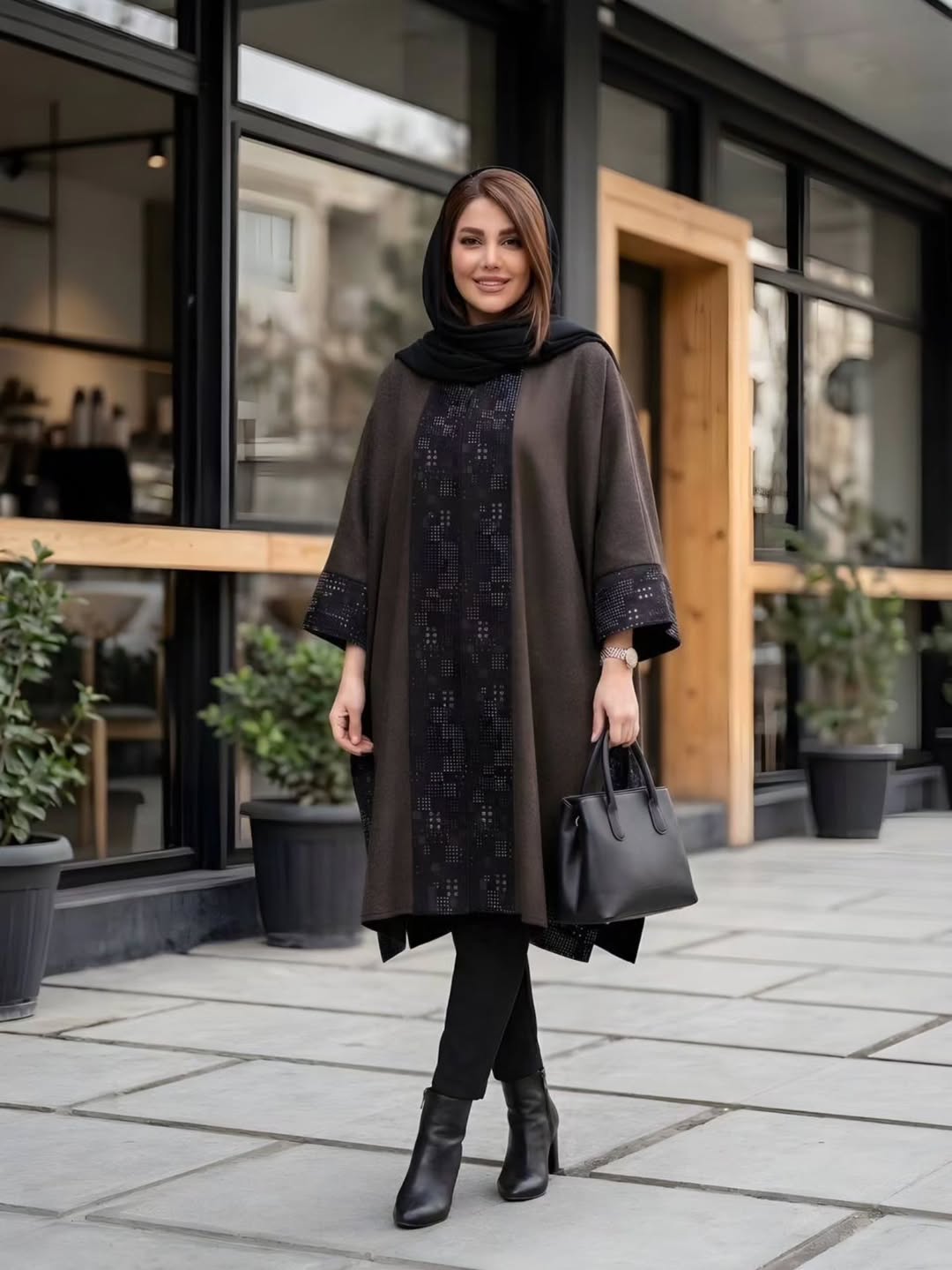 مانتو اورسایز کد0514