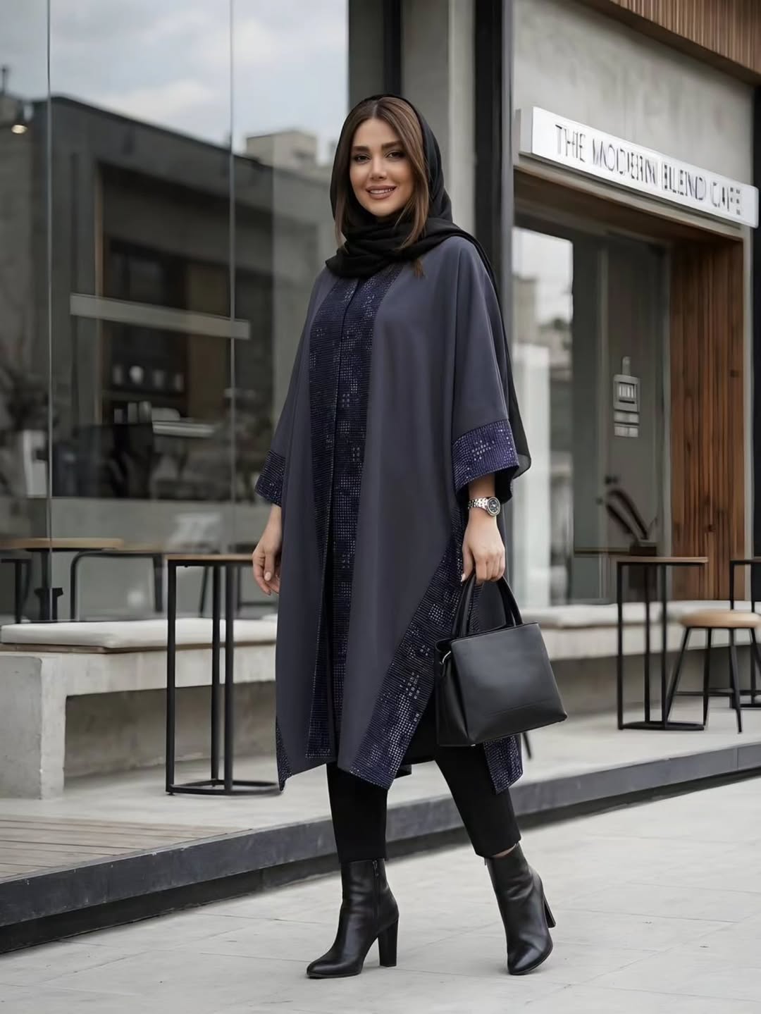 مانتو اورسایز کد0514