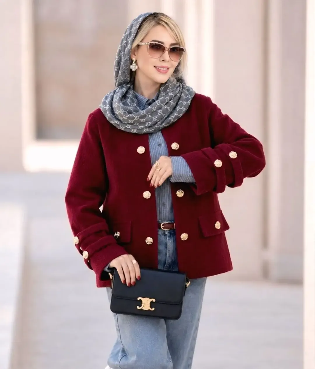 کت دخترونه مزونی مخمل کبریتی کارن